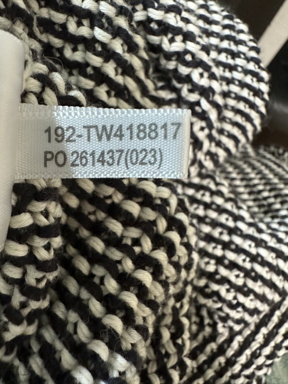 Tommy Bahama Crochet Knit Sleeveless Tunic Black White S - Picture 12 of 14
